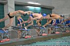 Swim vs Bentley  Wheaton College Swimming & Diving vs Bentley University. - Photo by Keith Nordstrom : Wheaton, Swimming & Diving